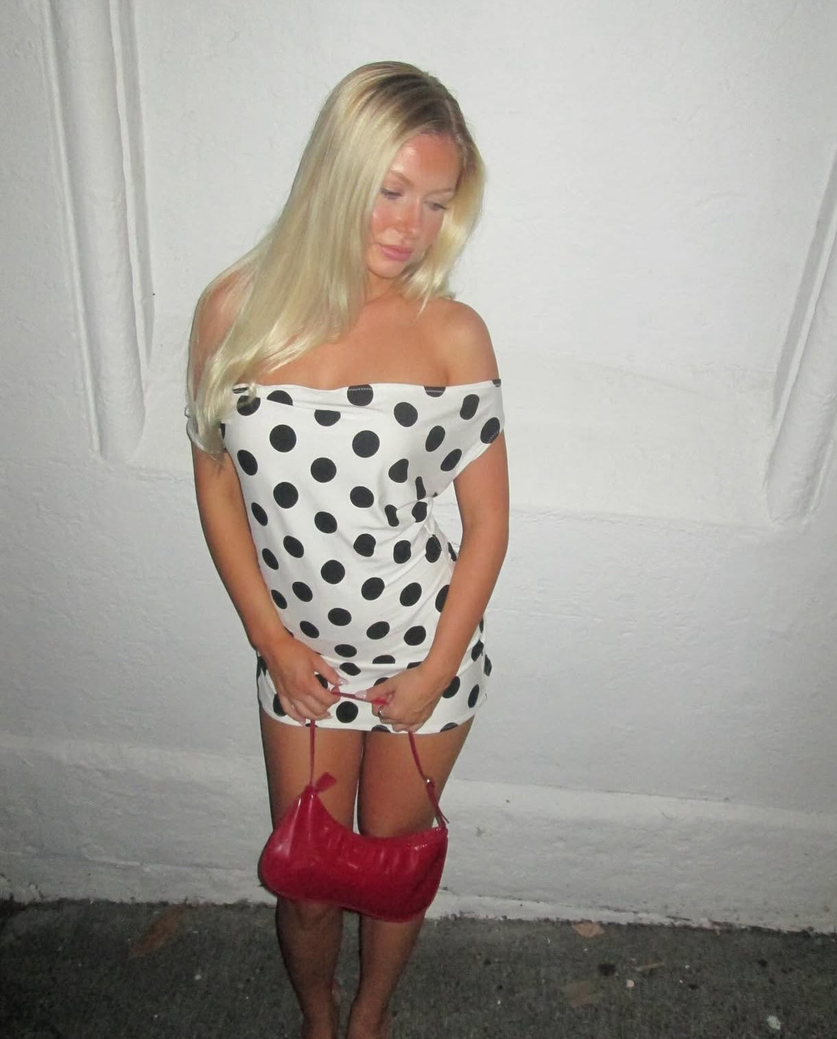 Poka Dot Mini Dress
