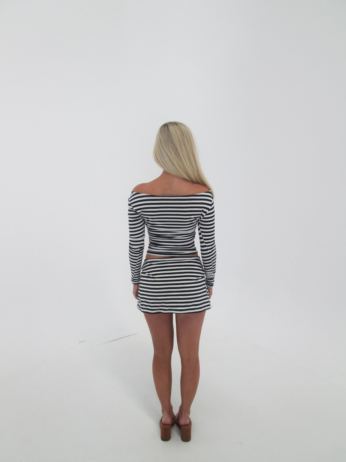 Striped two piece set