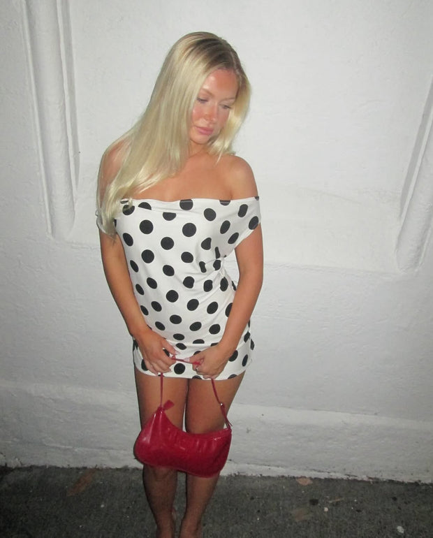 Poka Dot Mini Dress