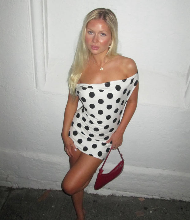 Poka Dot Mini Dress