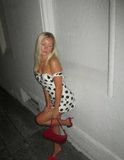 Poka Dot Mini Dress