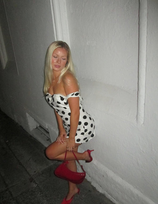 Poka Dot Mini Dress